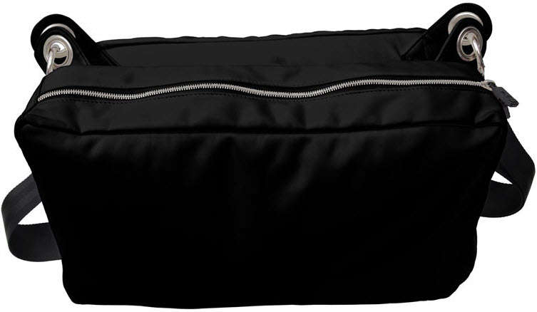 VAX vax-7001 Ramblas messenger saddlebag - Black PVC/ microfibre - up to 20 inch