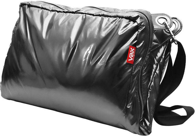 VAX vax-7006 Ramblas messenger saddlebag - Metallic Grey Umbrella fabric/ nylon