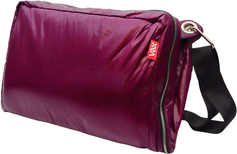 VAX vax-7005 Ramblas messenger saddlebag - Purple Umbrella fabric/ nylon