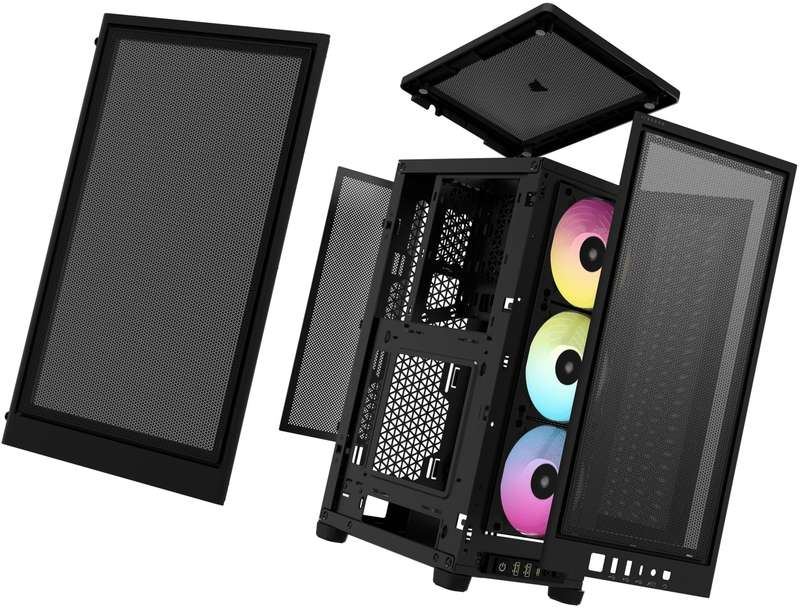 Corsair 2000D iCUE Airflow Tempered Glass Mid-Tower - Black