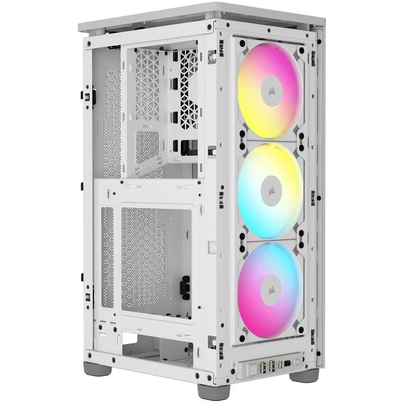 Corsair 2000D iCUE Airflow Tempered Glass Mid-Tower - White