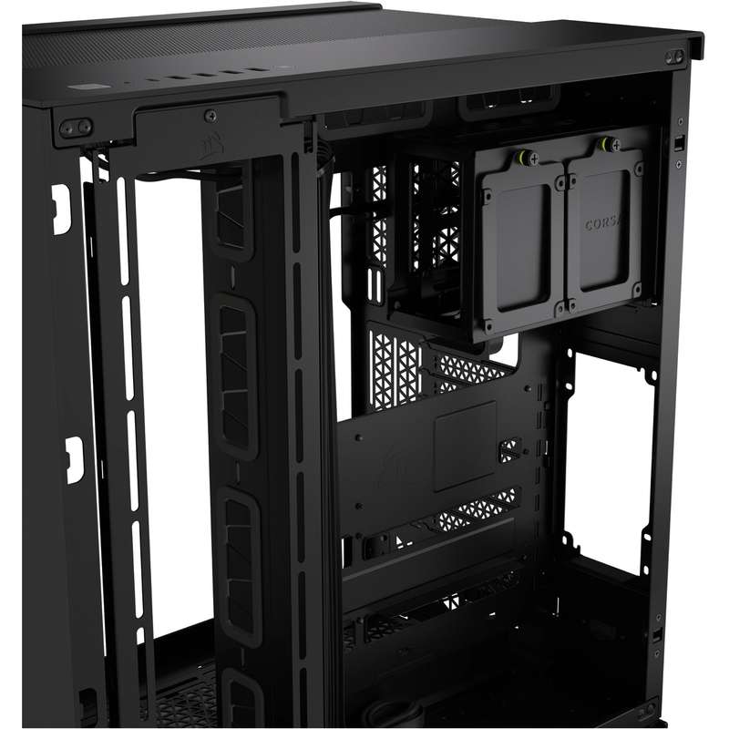 Corsair 6500D Airflow Mid-Tower Dual Chamber Tempered Glass ATX PC case - Black