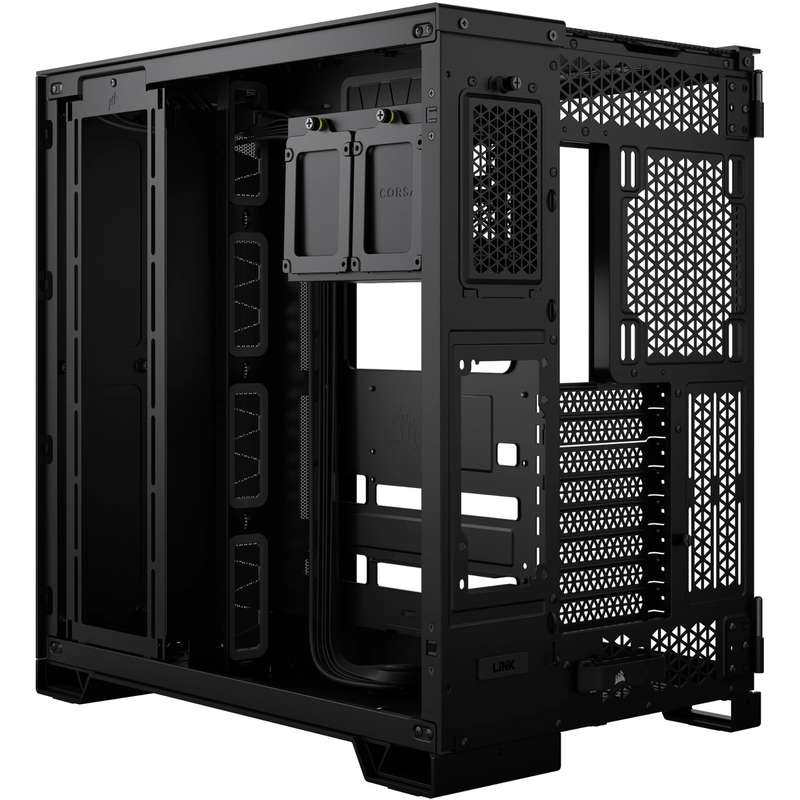 Corsair 6500D Airflow Mid-Tower Dual Chamber Tempered Glass ATX PC case - Black
