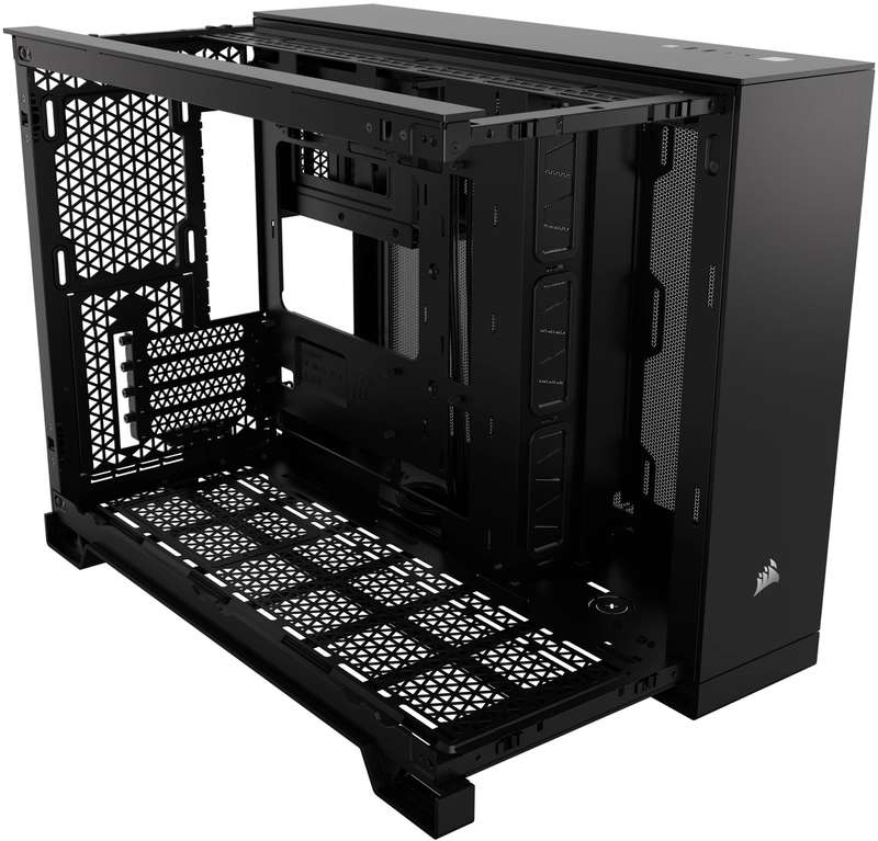 Corsair 2500D Airflow Mid-Tower Dual Chamber ATX PC case - Black