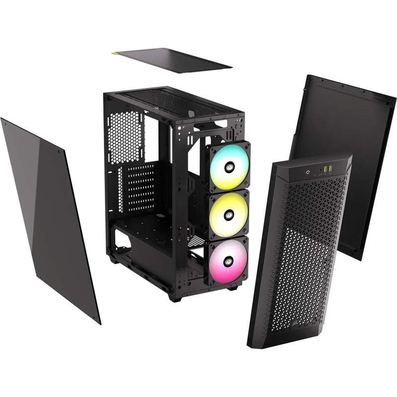 Corsair 480T RGB Airflow Tempered Glass Mid-Tower Case Black