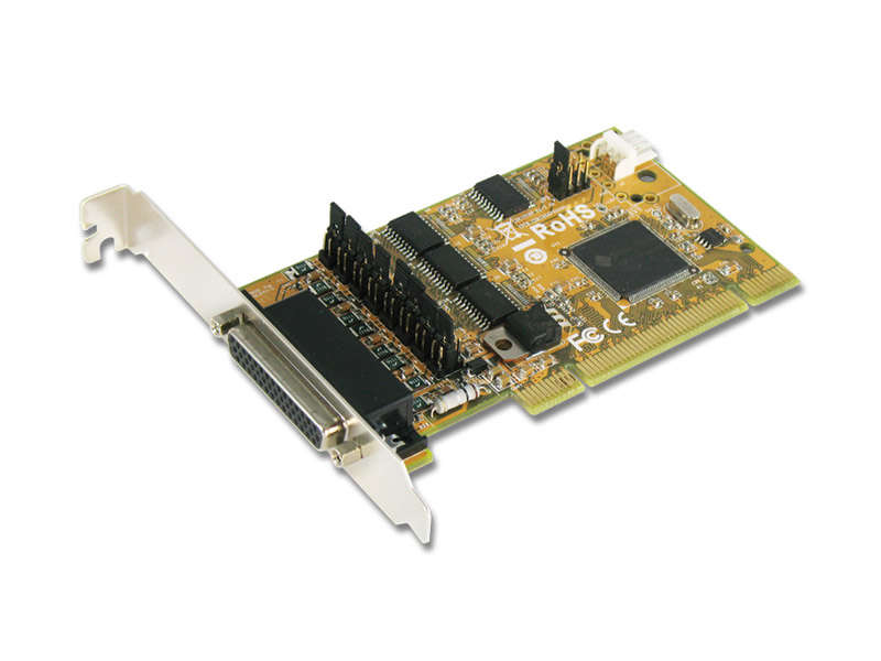 Sunix 4-port RS-232 with Power Output &amp; Cash Drawer interface &amp; DC Jack Universal PCI Ser...