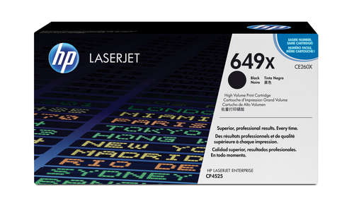 HP 649X CLJ Cp4525 Black High Yield Print Cartridge