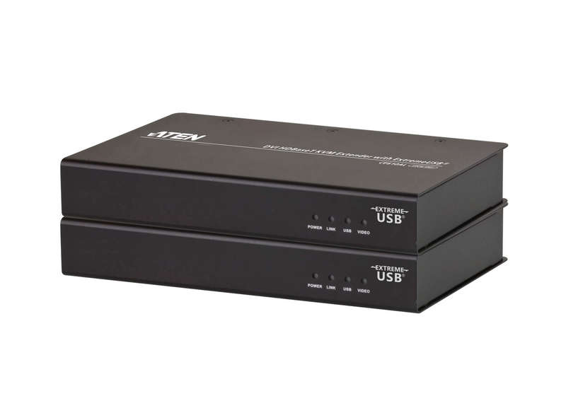Aten USB 2.0 DVI HDBaseT KVM Extender EX.USB/W/(US/EU/OUT) ADP ATEN