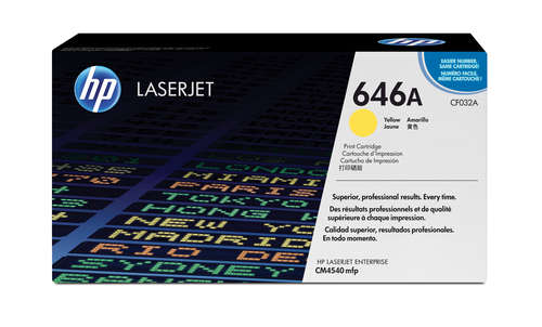 HP 646A Colour Laserjet Cm4540 Yellow Print Cartridge