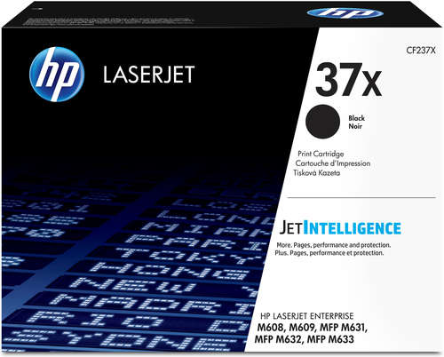 HP 37X High Yield Black Original Laserjet Toner Cartridge (Cf237X)