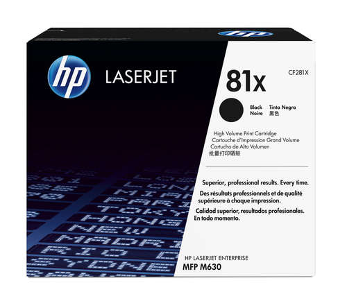 HP 81X Laserjet M630/605 Black Print Cartridge
