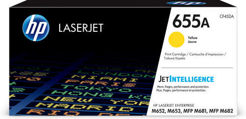 HP 655A Yellow Original Laserjet Toner Cartridge (Cf452A)