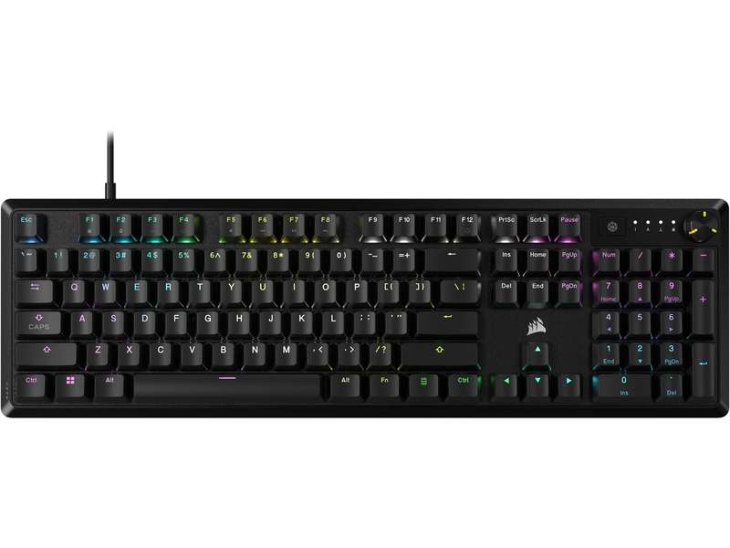 Corsair K70 Core RGB Mechanical Gaming Keyboard - Corsair Red Linear Switches