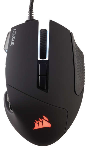 Corsair Scimitar Elite RGB Optical Moba/MMO Gaming Mouse - Black