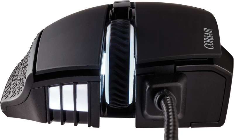 Corsair Scimitar Elite RGB Optical Moba/MMO Gaming Mouse - Black