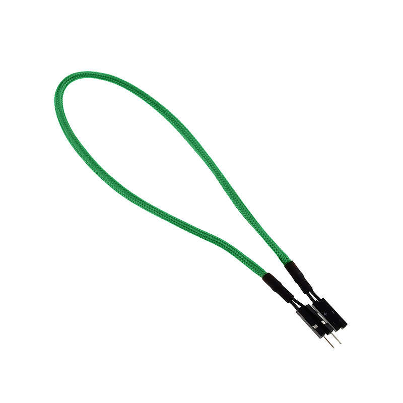 Bitfenix BFA-MSC-2io30GK-RP alchemy multisleeved 2 Pin Chassis Io Extension 30cm Green