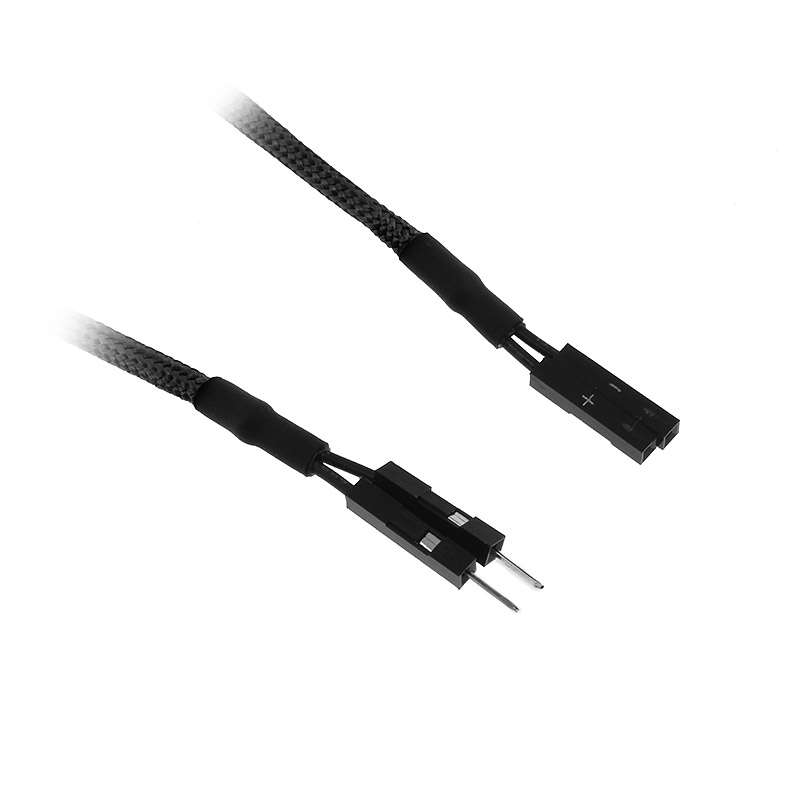 Bitfenix BFA-MSC-2io30KK-RP alchemy multisleeved 2 Pin Chassis Io Extension 30cm Black