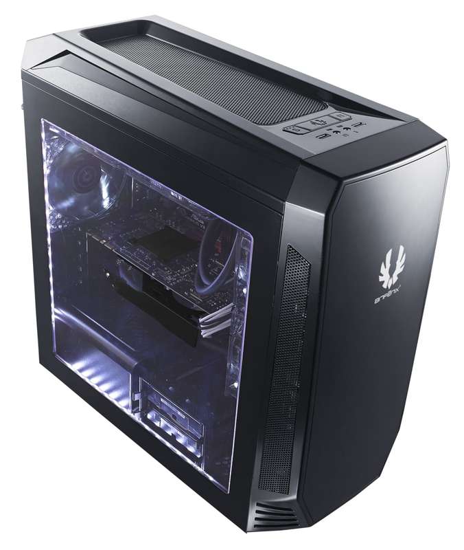 Bitfenix AEG-300-KKWN1 AEgis Core- BlacK + Windowed + Icon Display