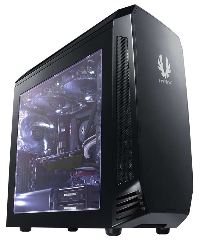 Bitfenix AEG-300-KKWN1 AEgis Core- BlacK + Windowed + Icon Display
