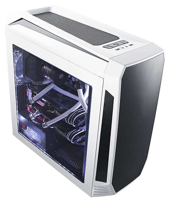 Bitfenix AEG-300-WKWL1 AEgis - White + Windowed + Icon Display