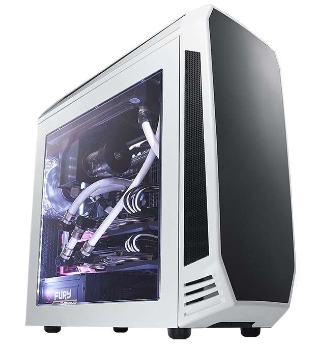 Bitfenix AEG-300-WKWL1 AEgis - White + Windowed + Icon Display