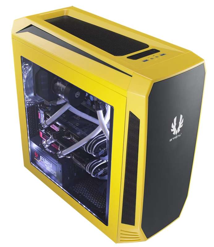 Bitfenix AEG-300-YKWL1 AEgis - Yellow + Windowed + Icon Display