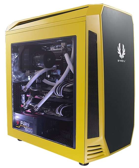 Bitfenix AEG-300-YKWL1 AEgis - Yellow + Windowed + Icon Display
