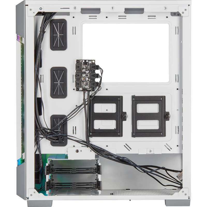 Corsair iCUE 220T RGB Airflow Tempered Glass Mid-Tower Smart Case White