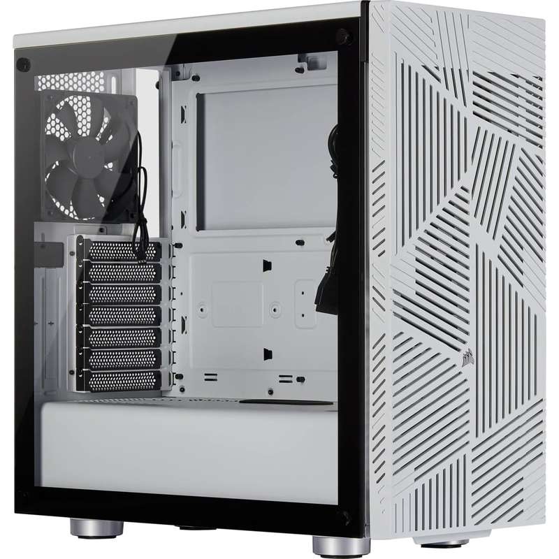 Corsair 275R Airflow Tempered Glass Mid-Tower Gaming Case White
