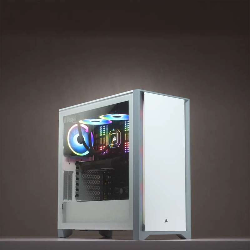 Corsair 4000D Tempered Glass Mid-Tower ATX Case White