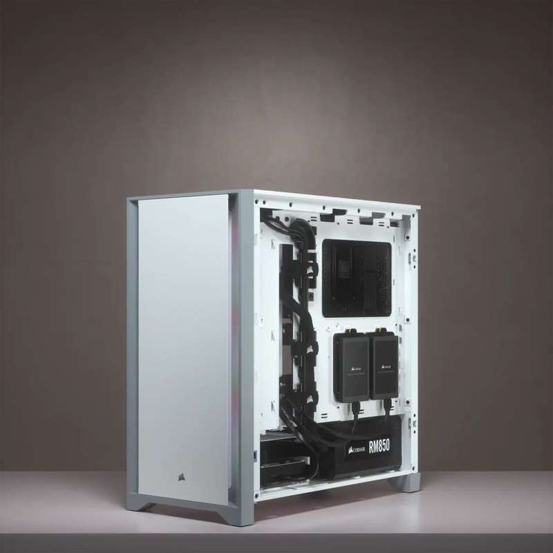 Corsair 4000D Tempered Glass Mid-Tower ATX Case White