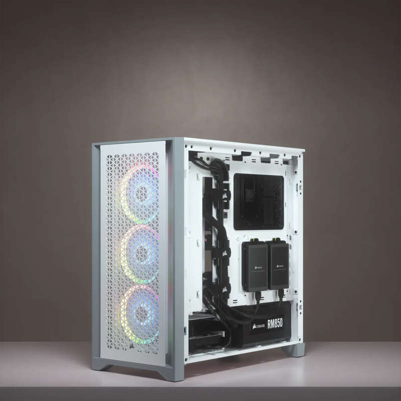 Corsair 4000D AIRFLOW Tempered Glass Mid-Tower ATX Case White