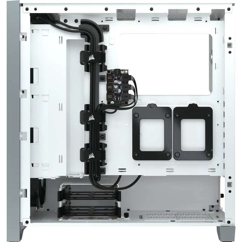 Corsair iCUE 4000X RGB Tempered Glass Mid-Tower ATX Case White