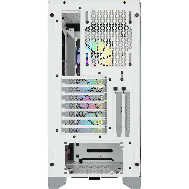 Corsair iCUE 4000X RGB Tempered Glass Mid-Tower ATX Case White
