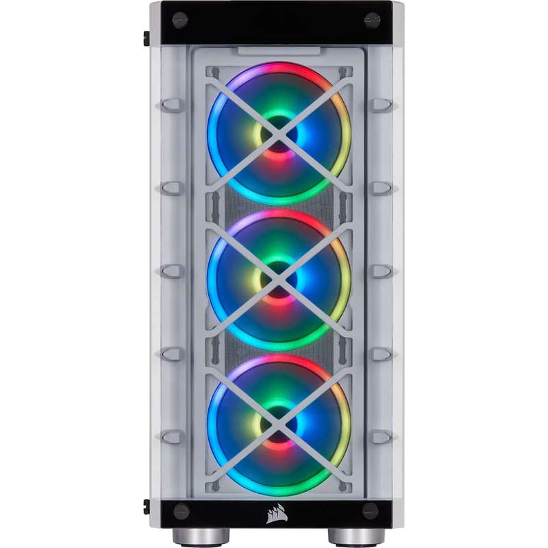 Corsair iCUE 465X RGB Mid-Tower ATX Smart Case White
