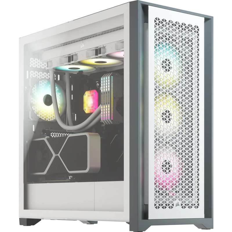 Corsair 5000D AIRFLOW Tempered Glass Mid-Tower ATX PC Case White