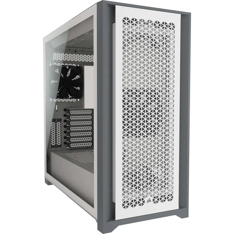 Corsair 5000D AIRFLOW Tempered Glass Mid-Tower ATX PC Case White