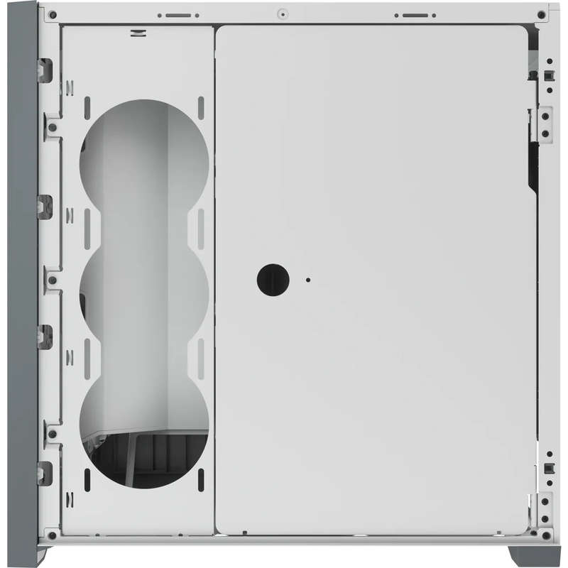 Corsair iCUE 5000X RGB Tempered Glass Mid-Tower ATX PC Smart Case White