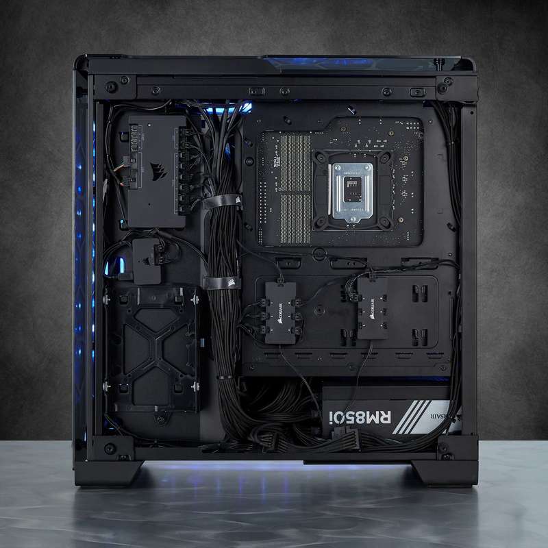 Corsair Crystal 570X RGB Mirror Black Tempered Glass Premium ATX Mid-Tower Case