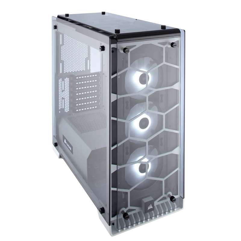 Corsair Crystal Series 570X RGB ATX Mid-Tower Case White