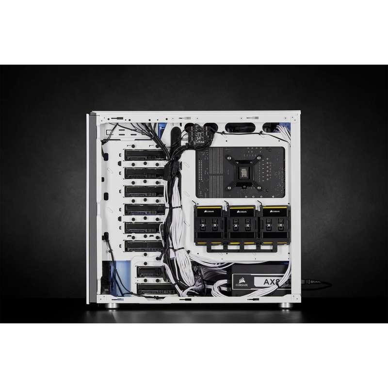 Corsair Carbide Series 678C Low Noise Tempered Glass ATX Case White