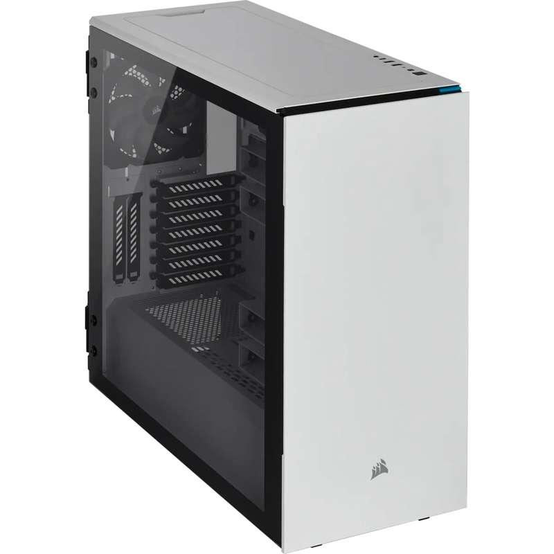 Corsair Carbide Series 678C Low Noise Tempered Glass ATX Case White