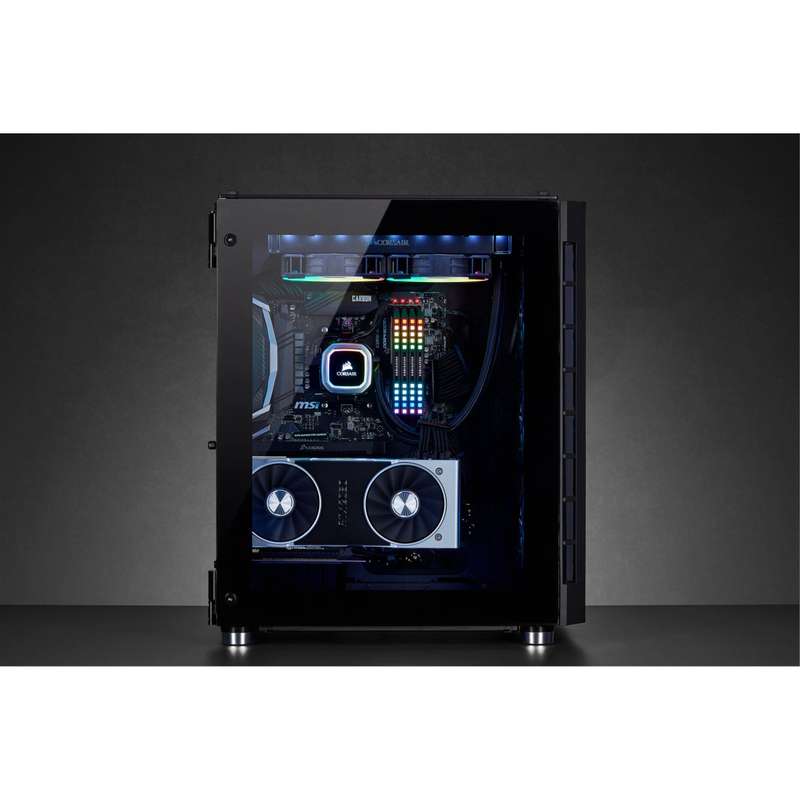 Corsair Crystal Series 680X RGB ATX High Airflow Tempered Glass Smart Case Black