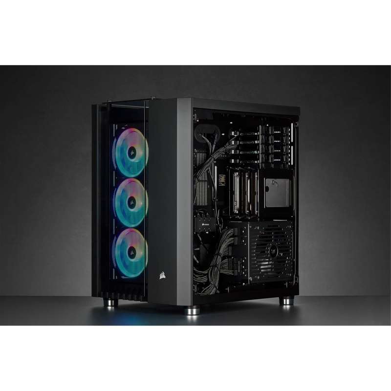 Corsair Crystal Series 680X RGB ATX High Airflow Tempered Glass Smart Case Black