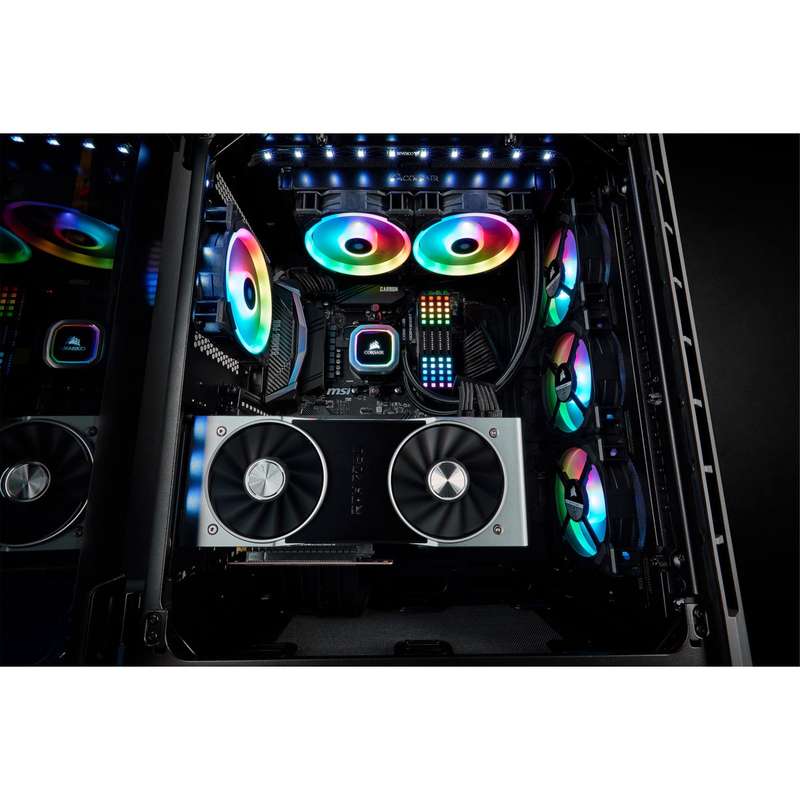 Corsair Crystal Series 680X RGB ATX High Airflow Tempered Glass Smart Case Black