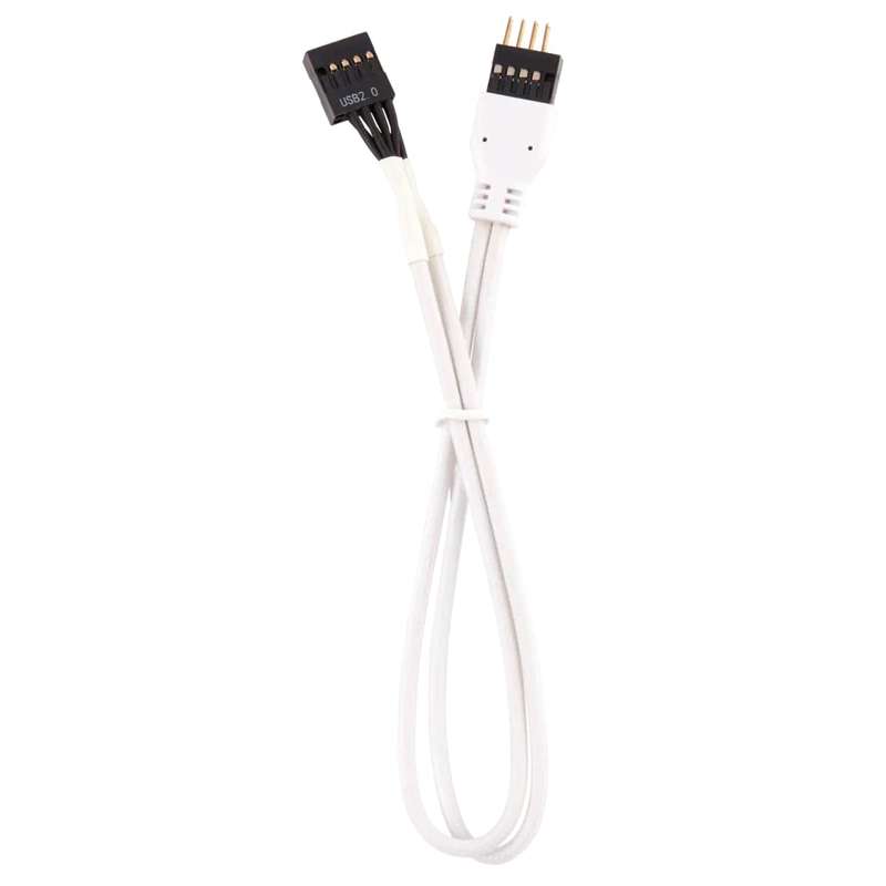 Corsair Premium Sleeved Front Panel Extension Kit 30cm White