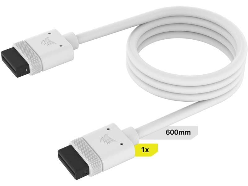 Corsair iCUE Link cable - 1x 600mm - White