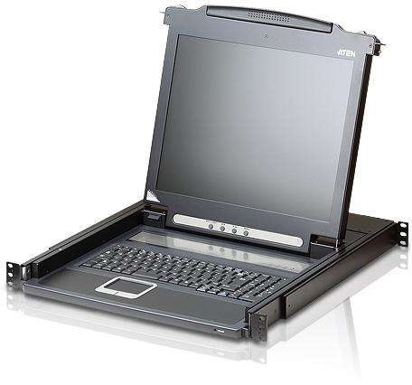 Aten CL1000M 17 inch slideaway Console PS/2 VGA LCD Console