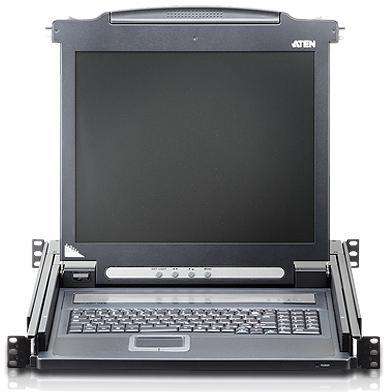 Aten CL1000M 17 inch slideaway Console PS/2 VGA LCD Console