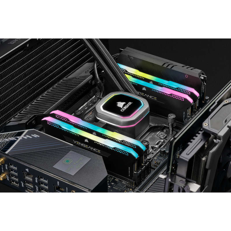 Corsair VENGEANCE RGB PRO SL 16GB (2 x 8GB) DDR4 DRAM 3600MHz C18 Memory Kit; 18-22-22-42; 1.35; ...